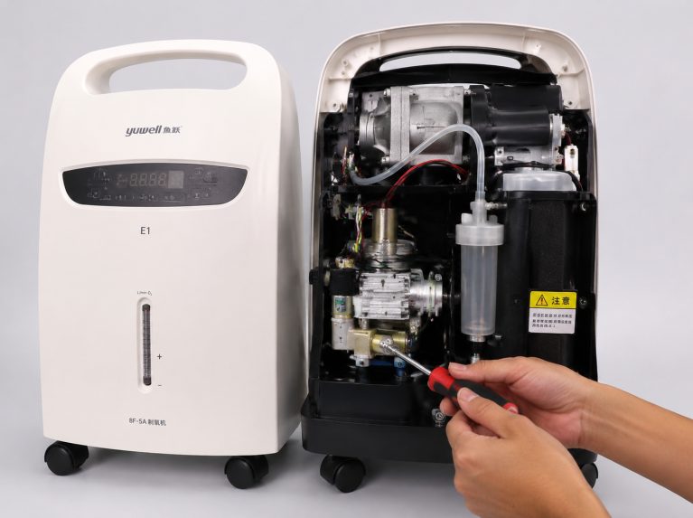 洛阳鱼跃制氧机E1/E2/E3/E4故障代码维修